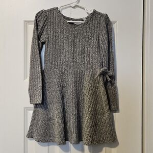 Childrens Place Grey Knit Toddler Long Sleeve Dress